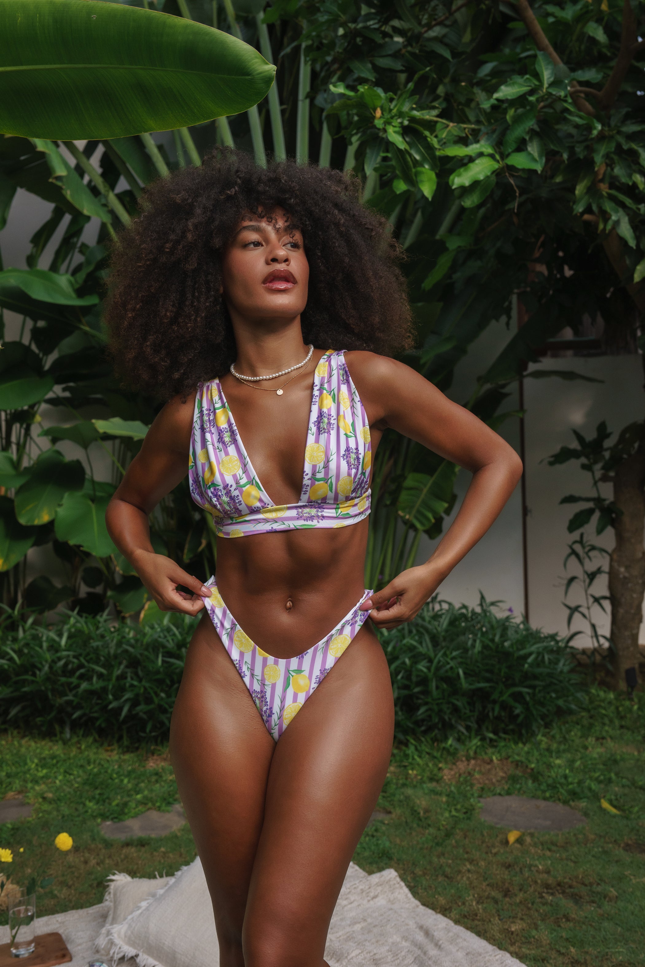 Bora Bralette Bikini Top - Lilac Zest