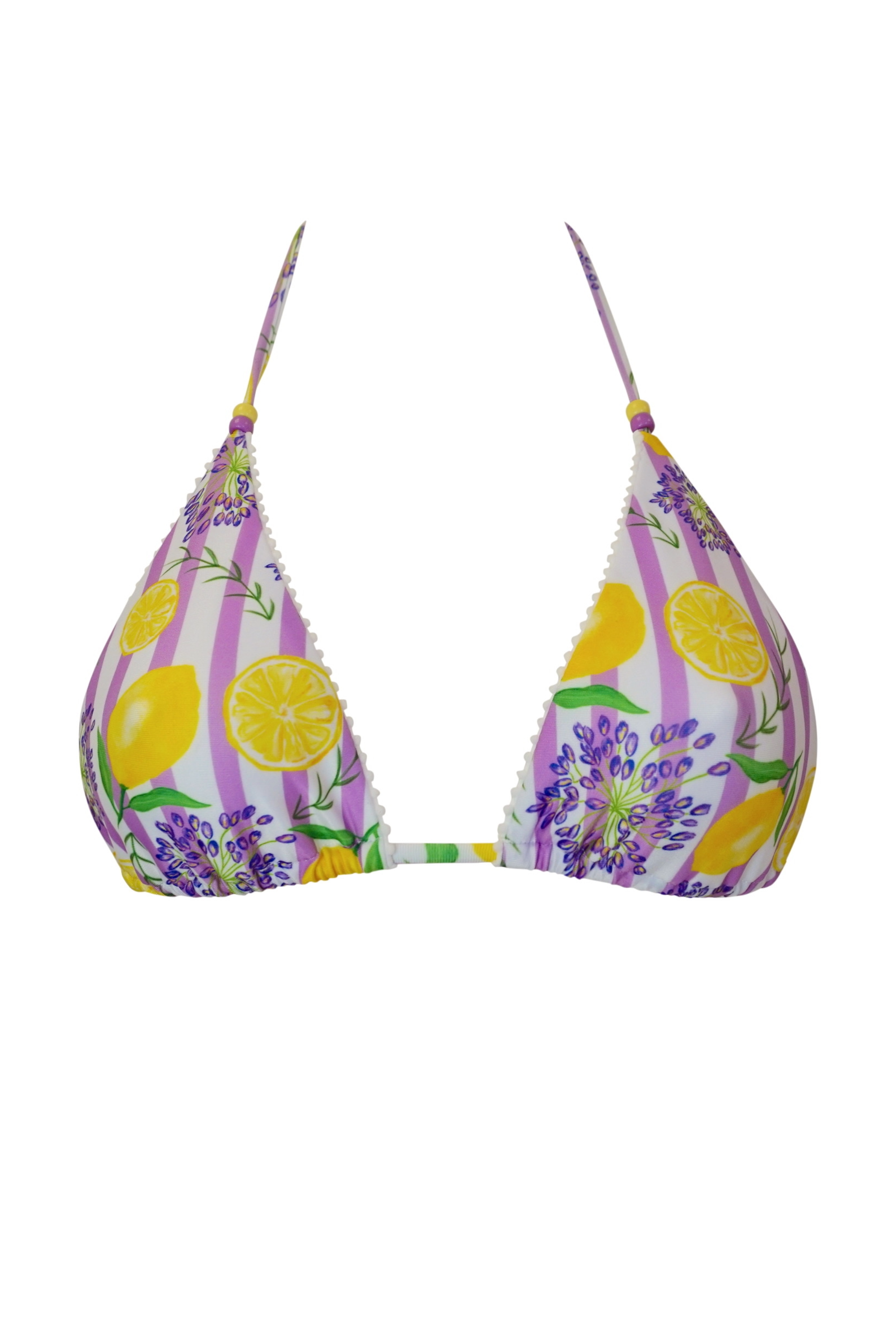 Santorini Triangle Bikini Top - Lilac Zest
