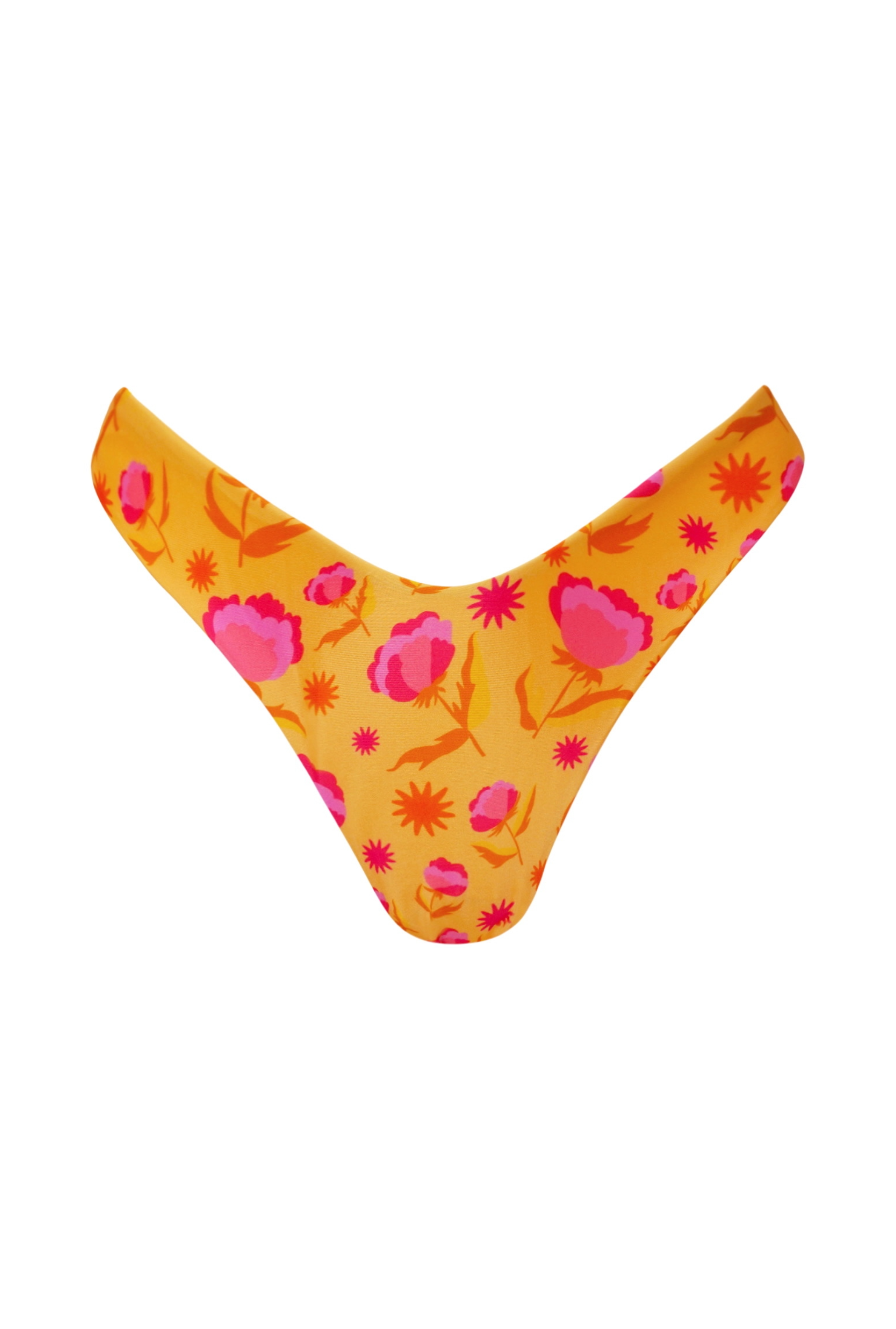 St Lucia Brazilian Bikini Bottoms - Peony Paradise