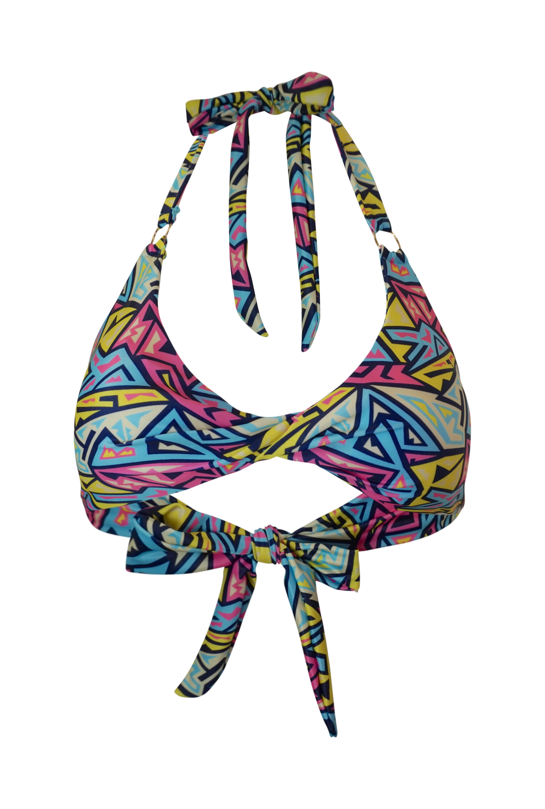 Twist Front Bold Bikini Top