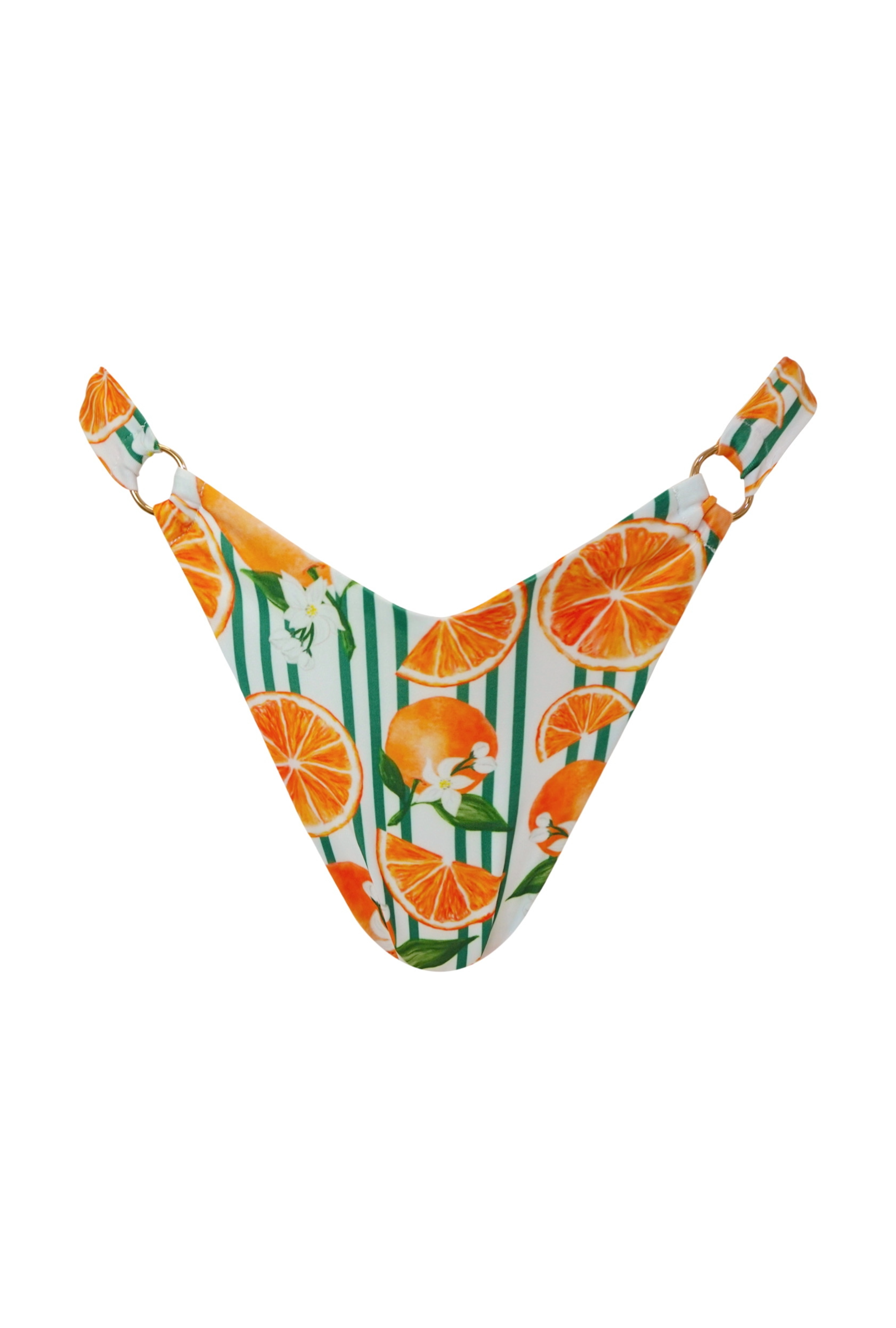 Zanzibar V Shape Bikini Bottom - Citrus Blossom