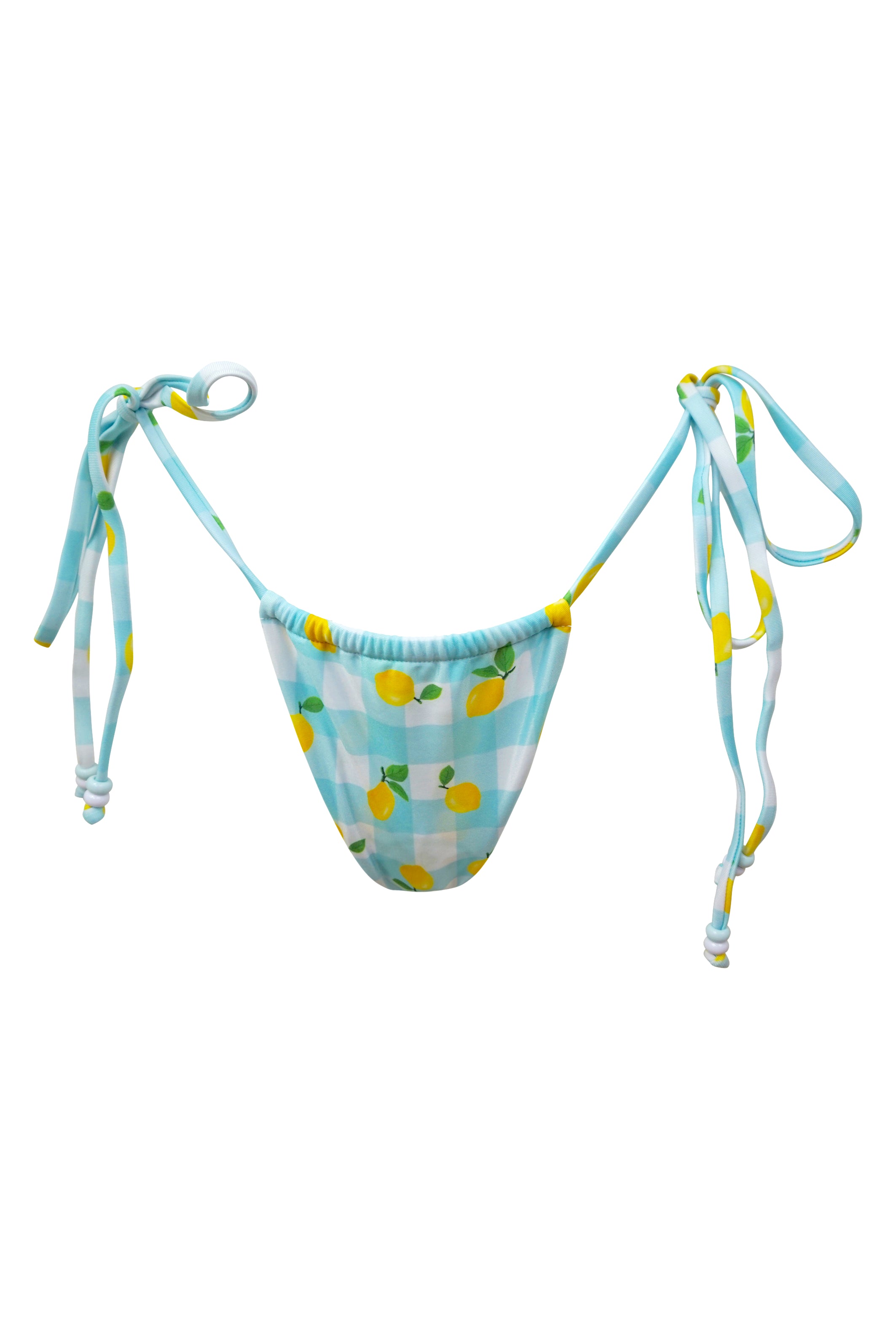 side tie bikini bottoms lemon