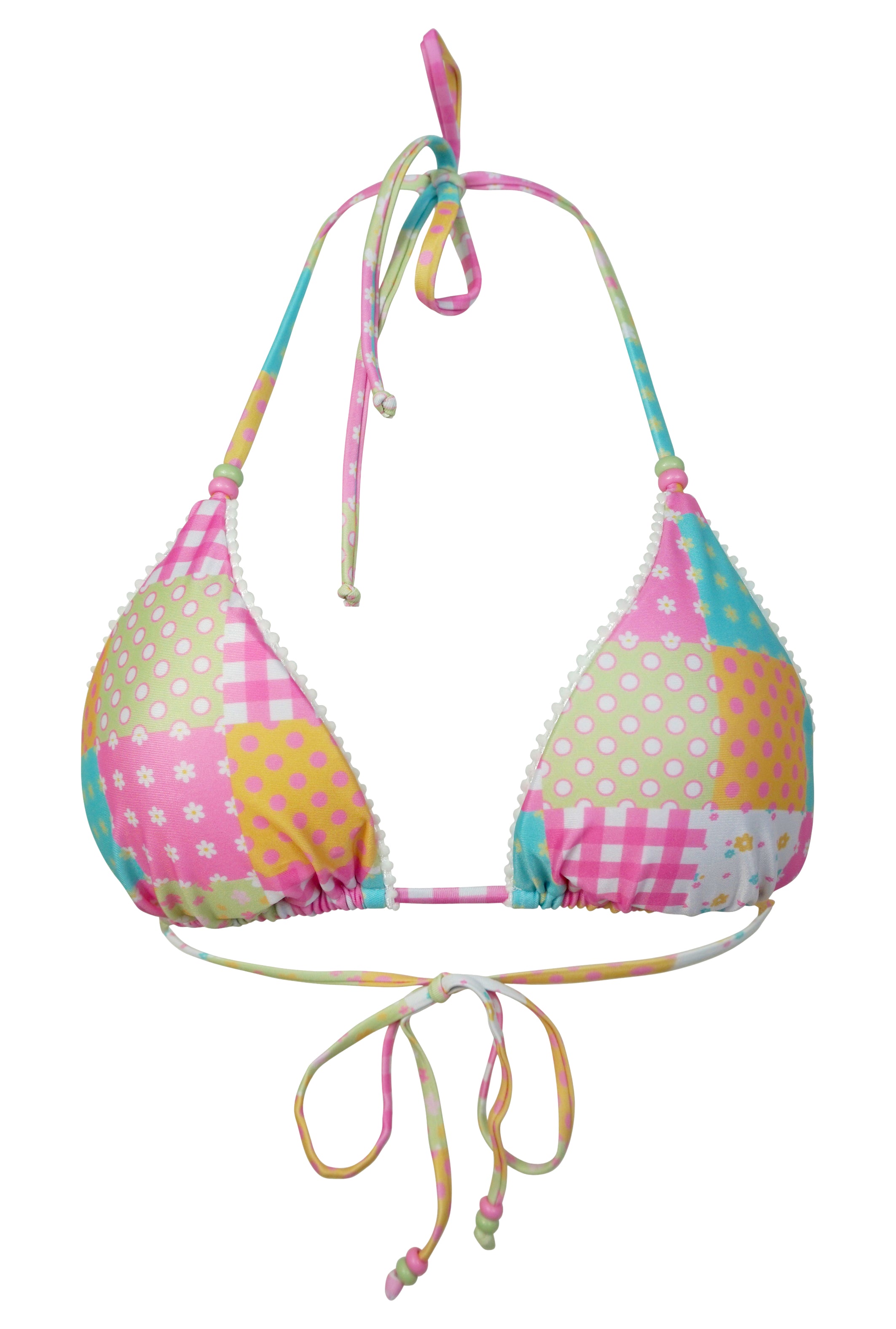 unique triangle bikini top