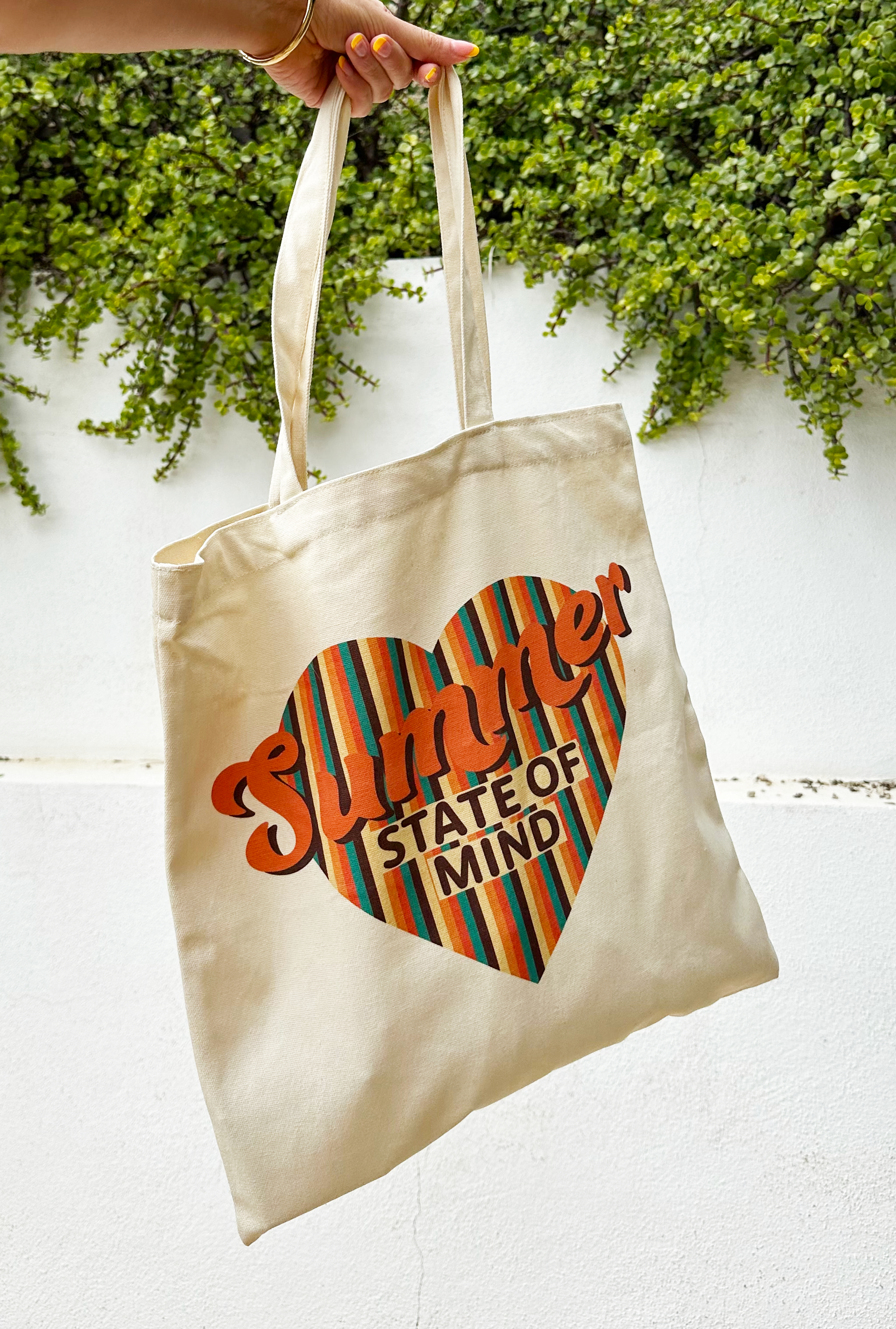 orange beach bag