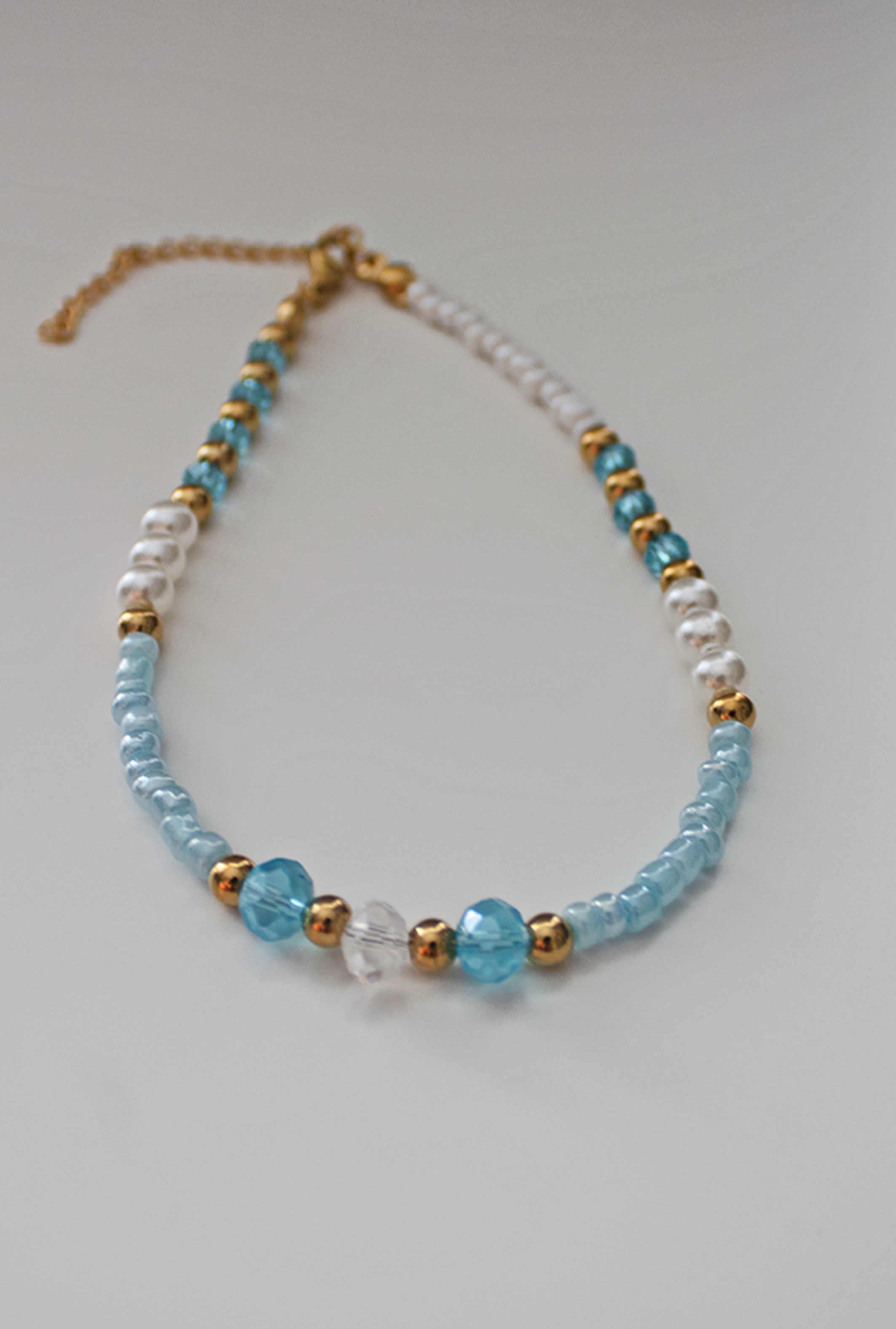 beaded summer anklet