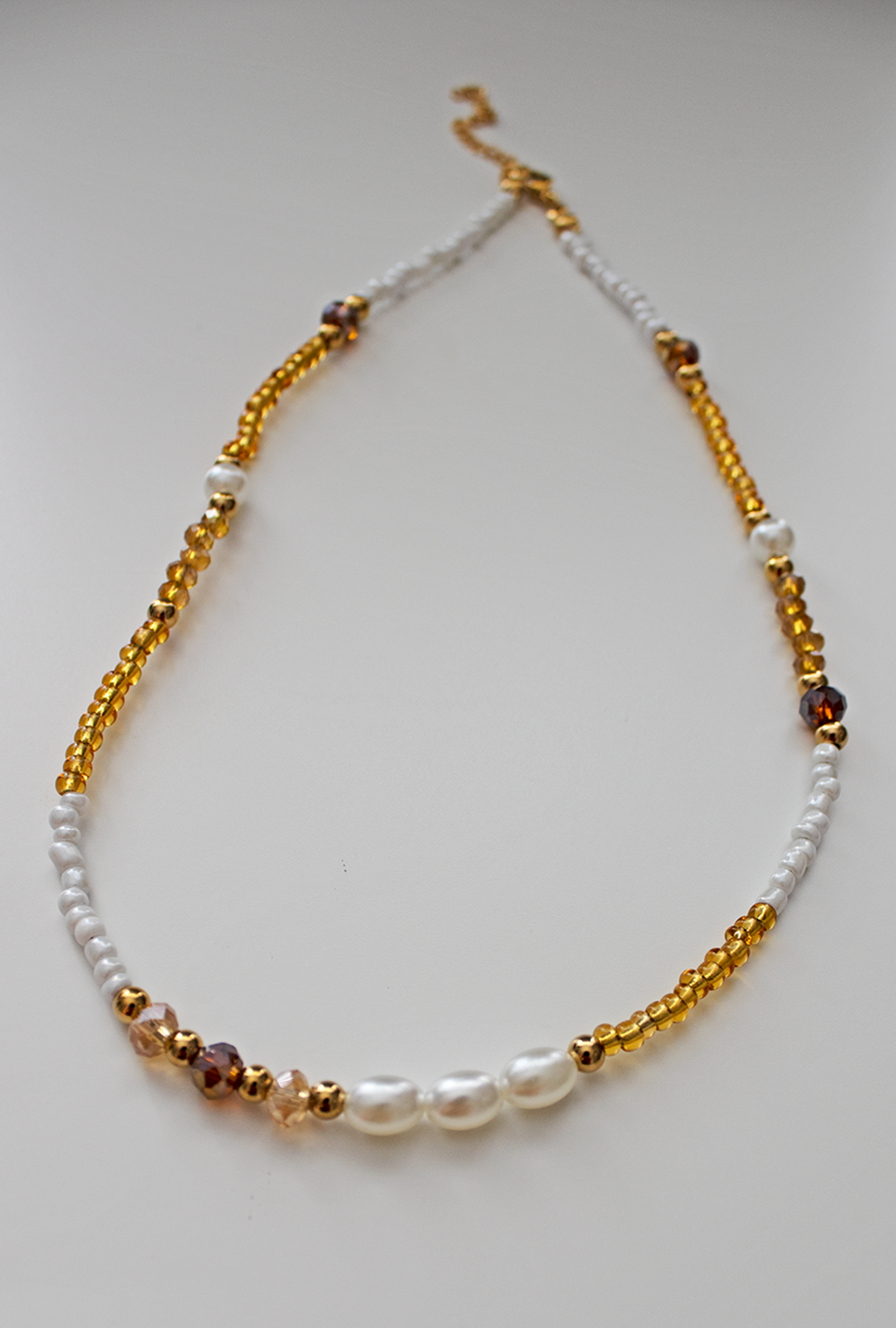 beaded beach necklace