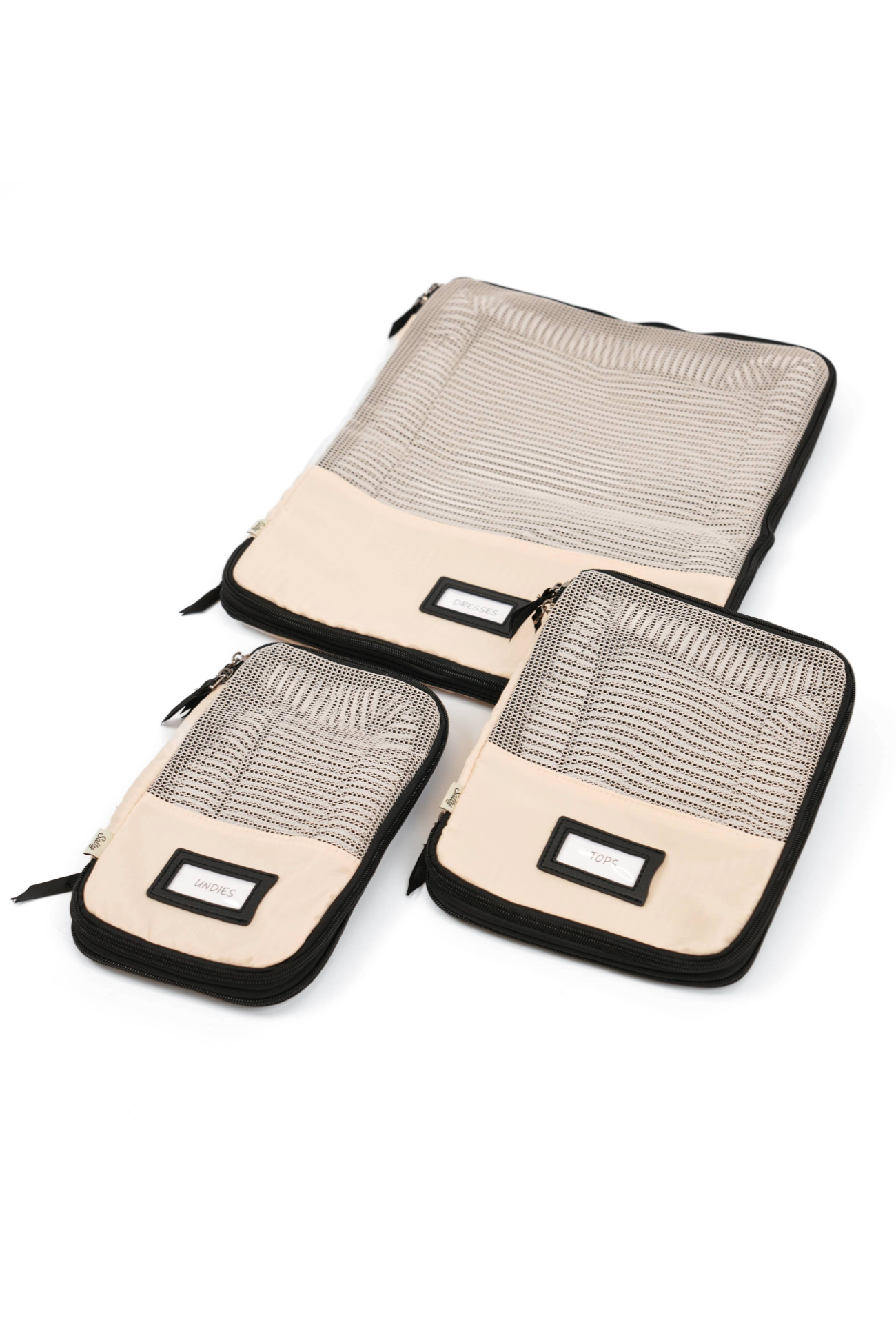 3 pc cream packing cubes