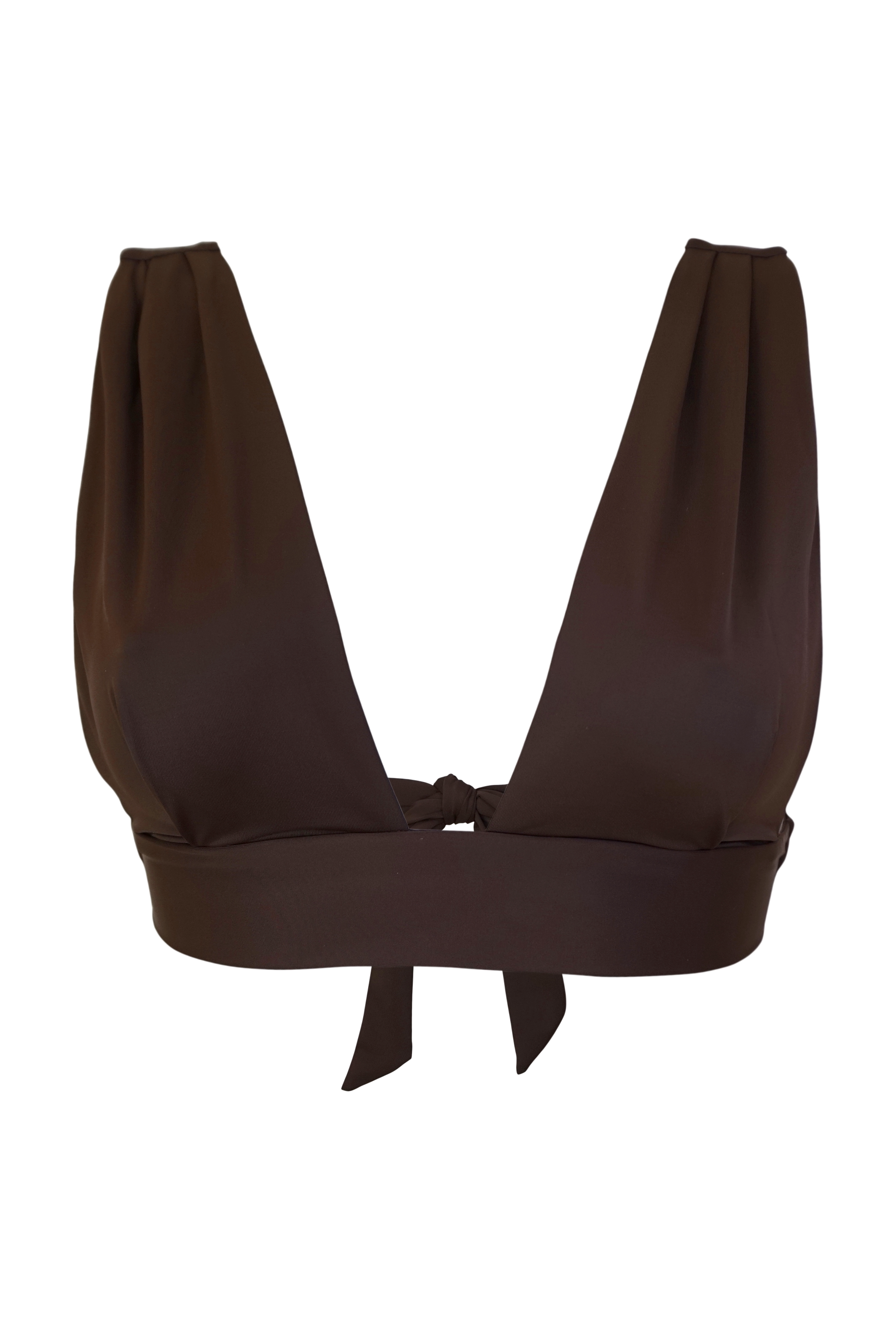 Bora Shoulder Bikini Top Cocoa Brown