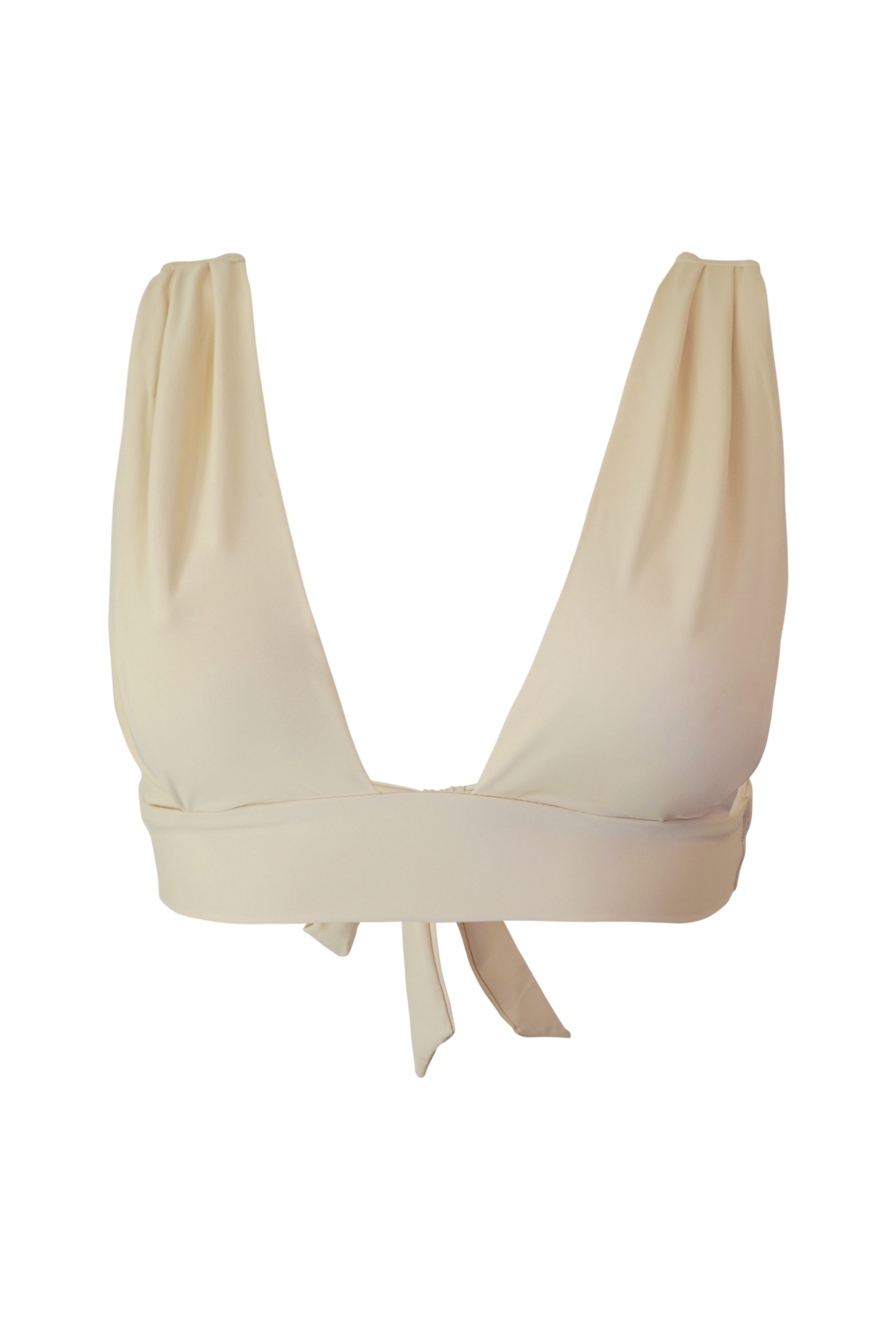 Bora Shoulder Bikini Top Vanilla Cream