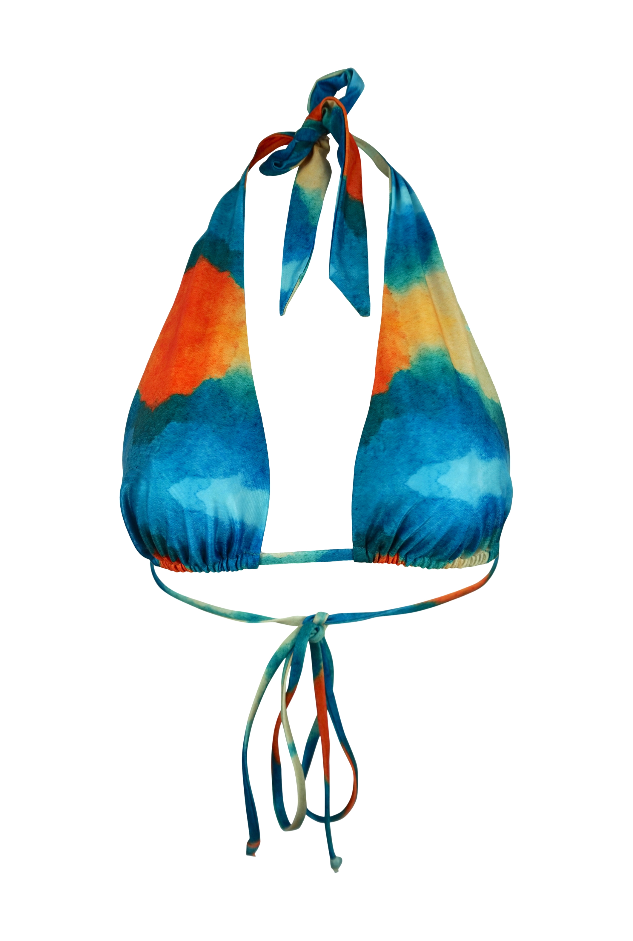 Multi-way Bikini Top in Tie Dye Print