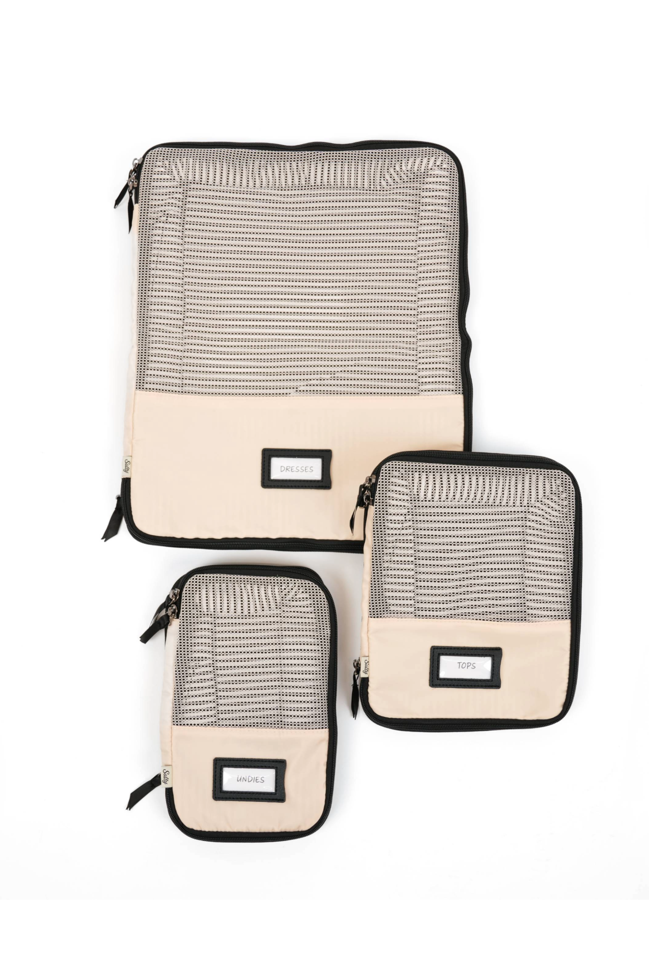 Set of 3 compression packing cubes