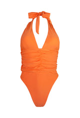 pretty orange swimsuit
