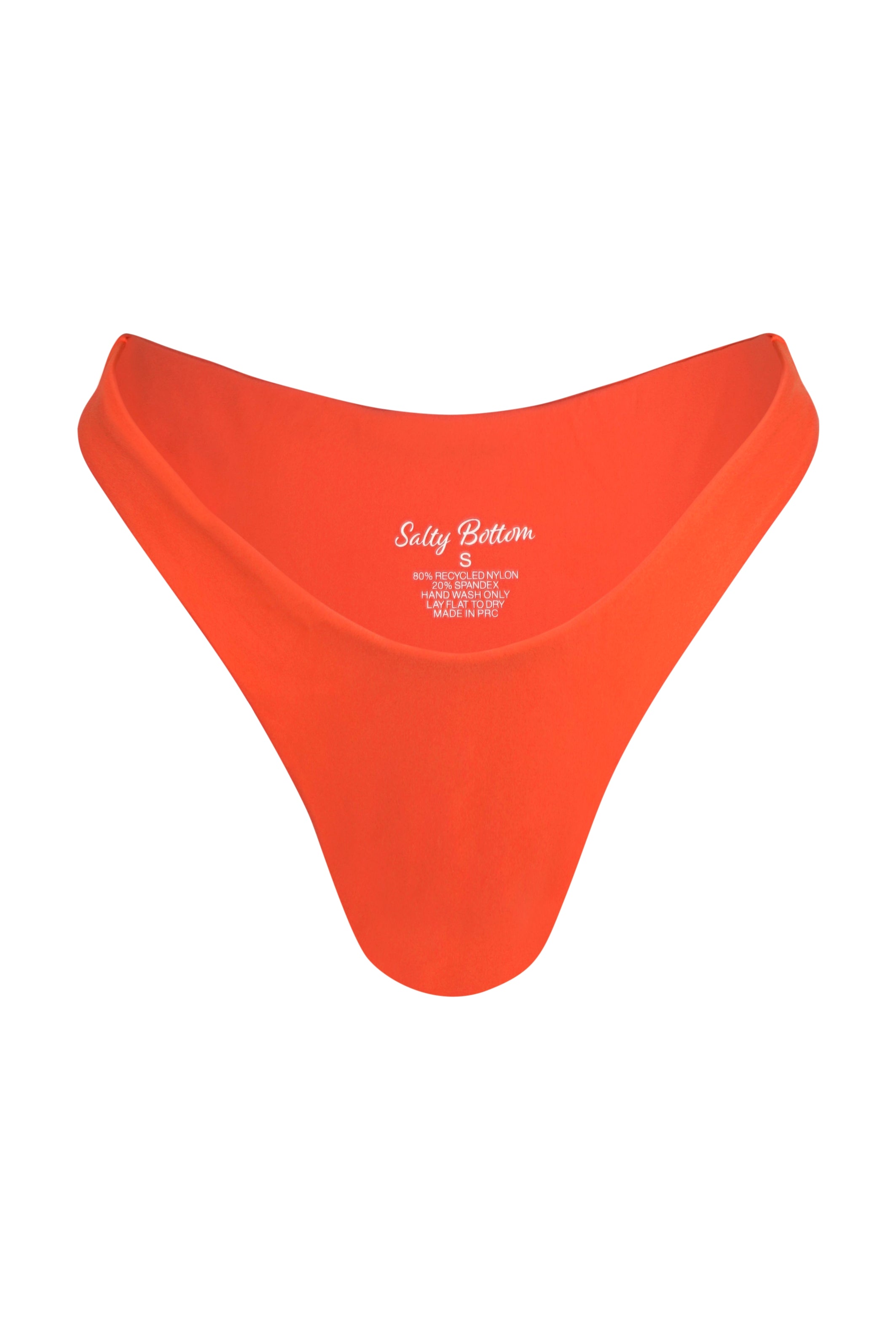 brazilian orange swimwear bottoms